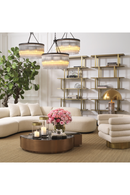 Brass 6-Shelf Bookcase | Eichholtz Nesto |