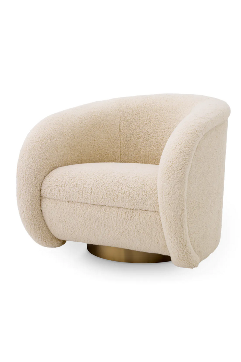 Cream Modern Swivel Chair | Eichholtz Cristo | Oroatrade.com