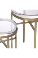 Round Glass Side Tables (2) | Eichholtz Hoxton | Oroatrade.com