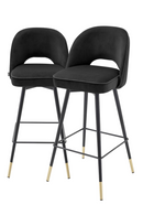 Upholstered Swivel Counter Stool Set (2) | Eichholtz Cliff | Oroatrade.com