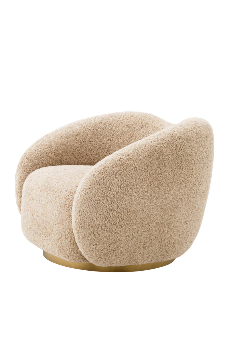 Plush Sand Swivel Chair | Eichholtz Diego | Oroatrade.com