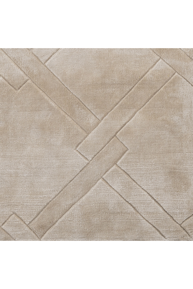 Hand Woven Plush Silver Sand Carpet | Eichholtz La Belle | Oroatrade.com