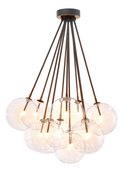 Silver 11-Light Ceiling Lamp | Eichholtz Molecule | Oroatrade.com