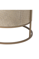 Round Woven Oak Bedside Table | Eichholtz Napa Valley | Oroatrade.com