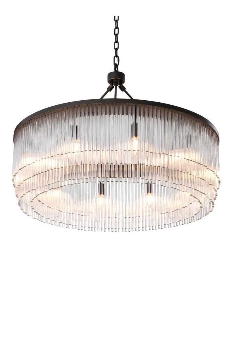 Glass Layered Chandelier L | Eichholtz Hector | Oroatrade.com