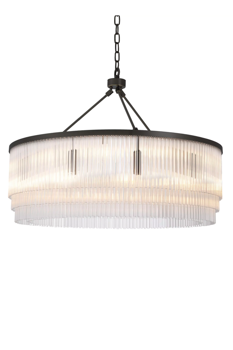 Glass Layered Chandelier L | Eichholtz Hector | Oroatrade.com