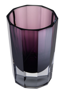 Purple Octagonal Glass Vase | Eichholtz Chavez | Oroatrade.com