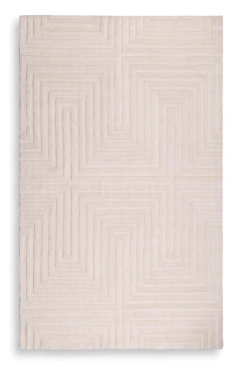 Beige Wool Rug | Eichholtz Breck