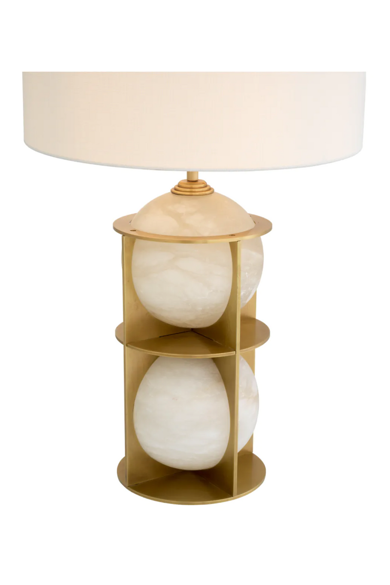 Round Alabaster Table Lamp | Eichholtz Eternity | Oroatrade.com