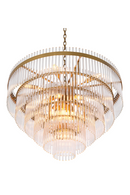 Cascading Glass Rods Chandelier | Eichholtz East | OROA TRADE
