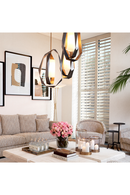 Metal Framed Alabaster Chandelier | Eichholtz Santos | OROATRADE.com