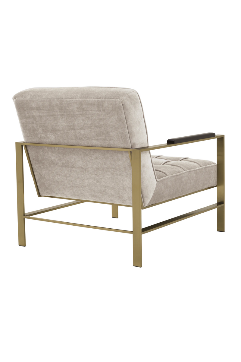 Gray Tufted Lounge Armchair | Eichholtz Ernesto | Oroatrade.com