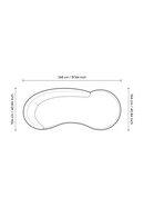 Modern Minimalist Curved Sofa | Eichholtz Bernd