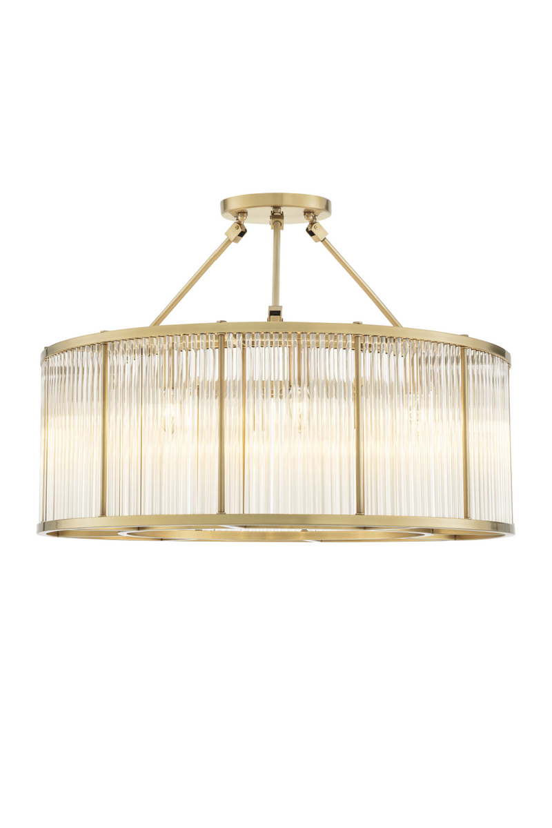 Glass Drum Shaped Ceiling Lamp | Eichholtz Bernardi | Oroatrade.com