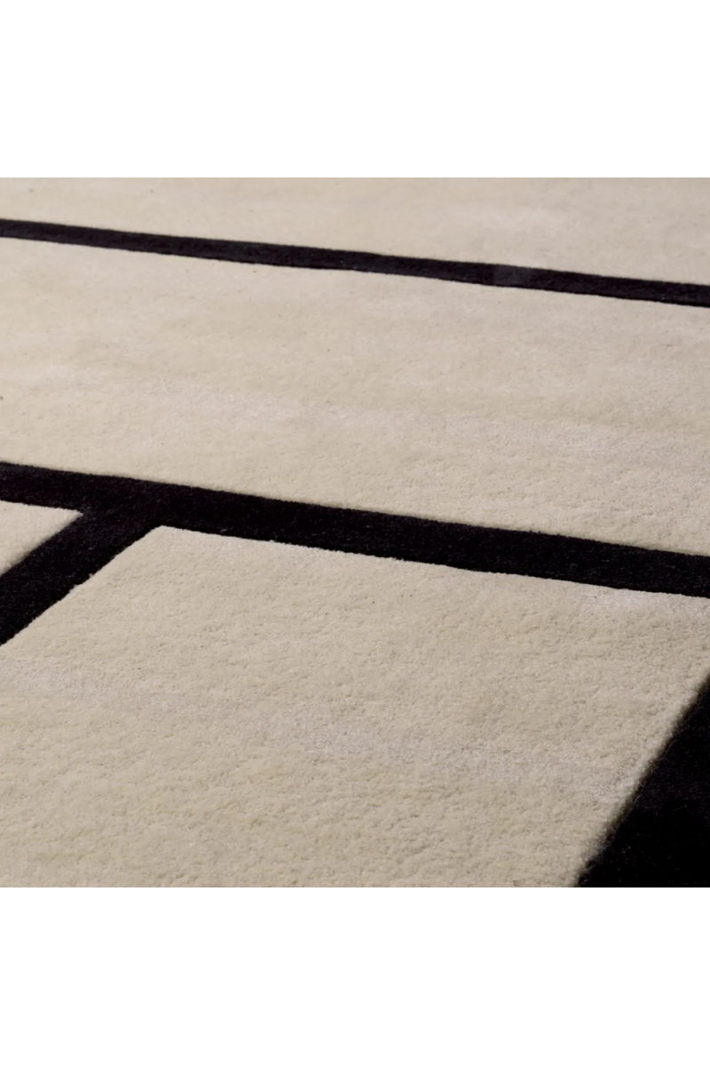 Off-White Wool Area Rug 7' x 10' | Eichholtz Omar | Oroatrade.com