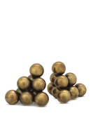 Metallic Orbs Book Ends (2) | Eichholtz Carioca | Oroatrade.com