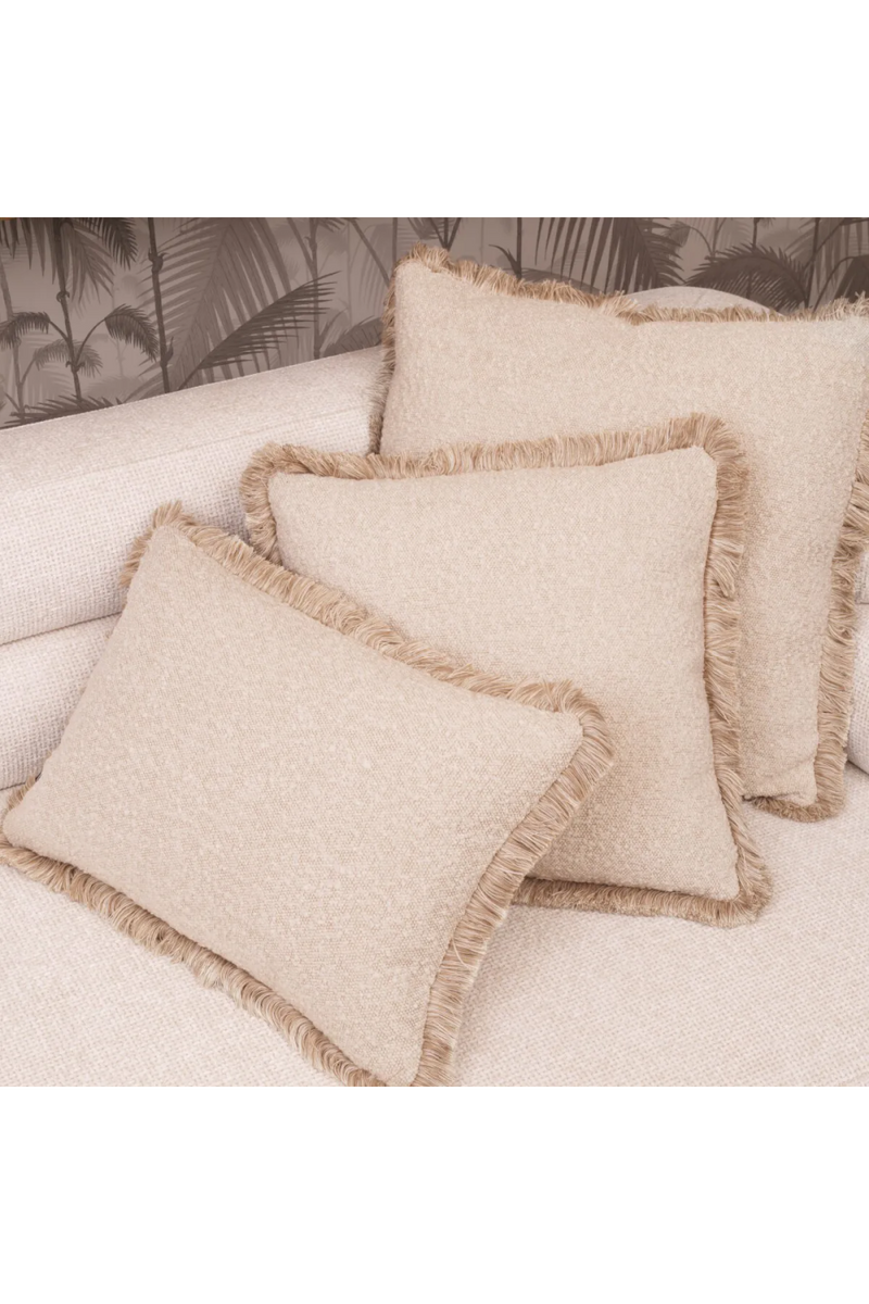 Cream Boucle Lumbar Pillow | Eichholtz Nami | Oroatrade.com