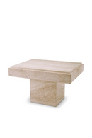Travertine Central Base Side Table | Eichholtz Sartoria | Oroatrade.com