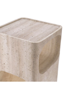 Carved Stone Side Table | Eichholtz Adler | Oroatrade.com