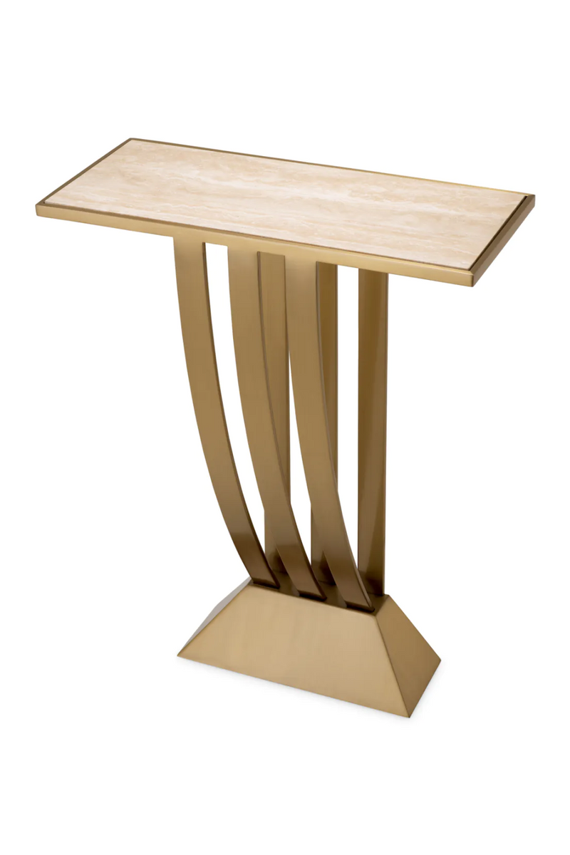 Travertine Modern Console Table | Eichholtz Beau Deco | Oroatrade.com