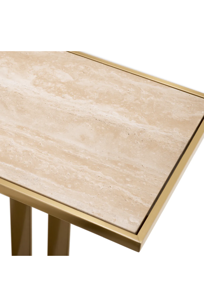 Travertine Modern Console Table | Eichholtz Beau Deco | Oroatrade.com