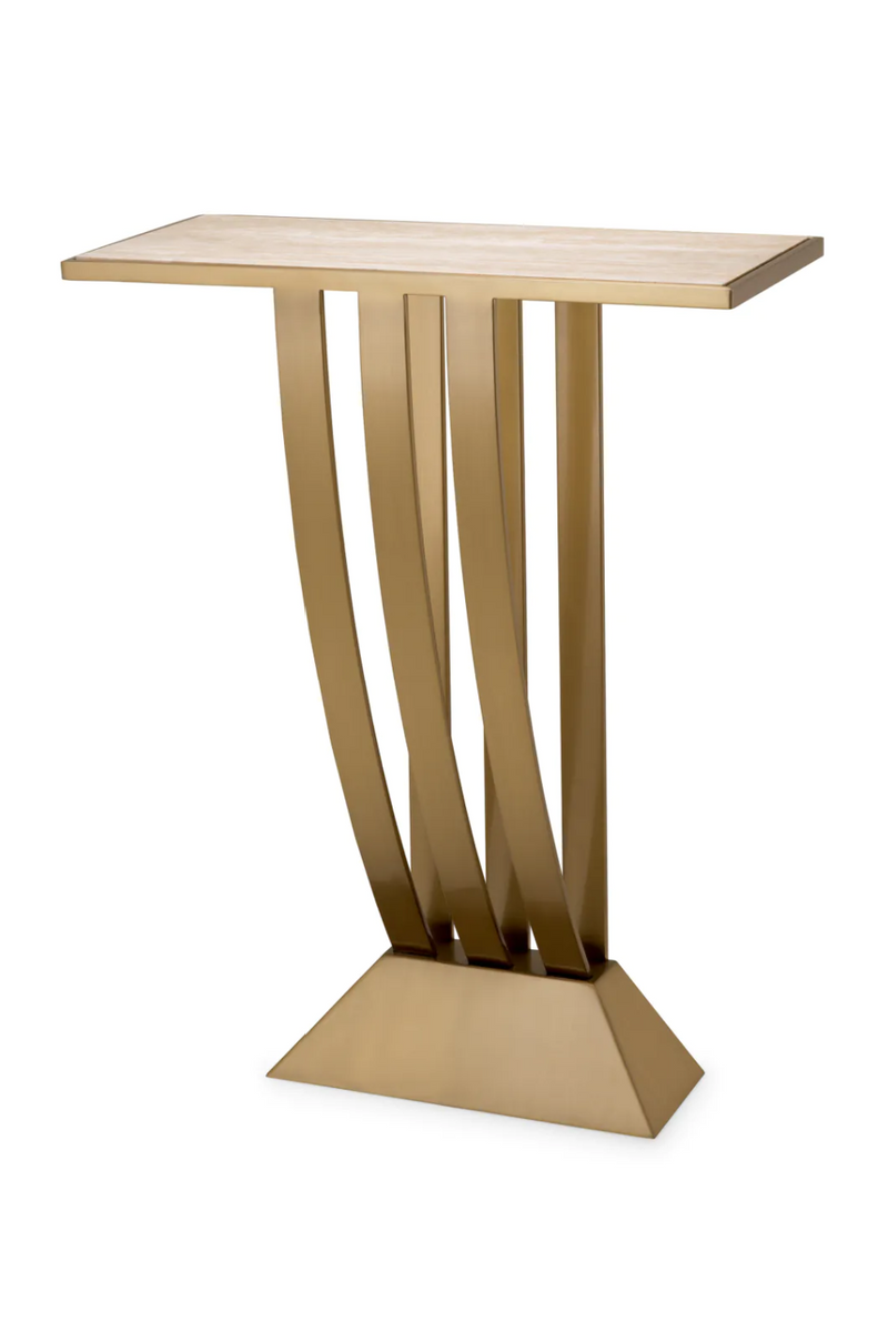  Travertine Modern Console Table | Eichholtz Beau Deco | Oroatrade.com