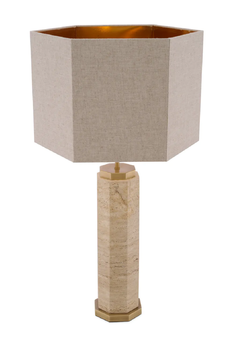 Modern Travertine Table Lamp | Eichholtz Newton | Oroatrade.com