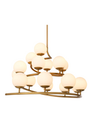 White Glass Orbs Chandelier | Eichholtz Brissac | Oroatrade.com
