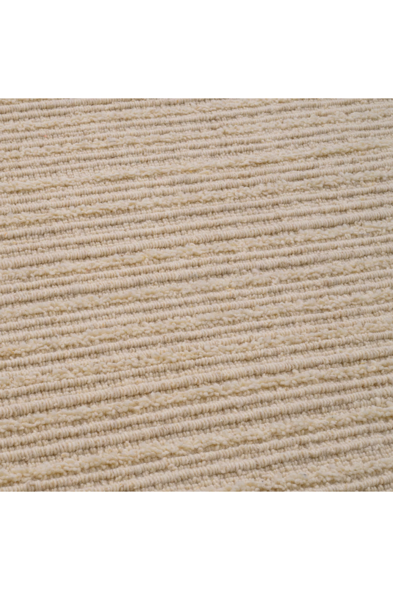 Minimalist Ivory Wool Carpet | Eichholtz Torrance | Oroatrade.com