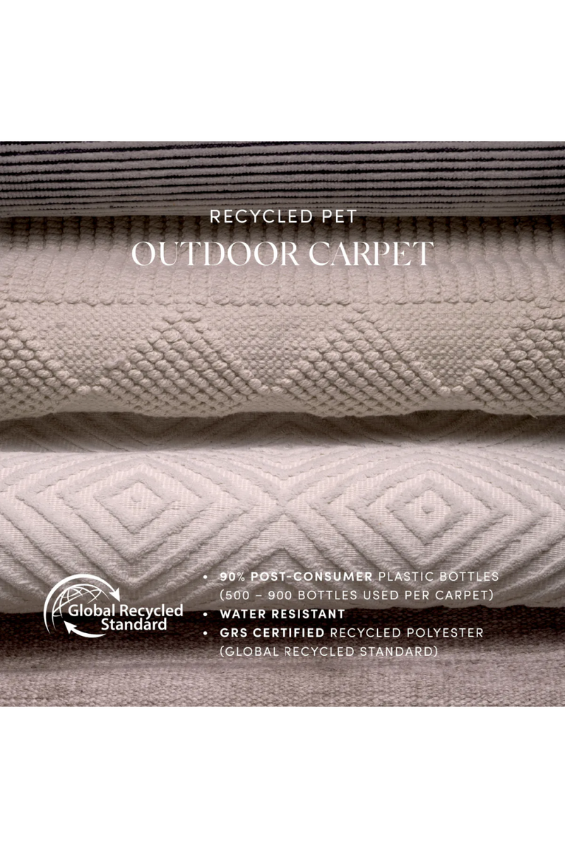 Beige Hand-Woven Outdoor Rug 10' x 13' | Eichholtz Linara | Oroatrade.com