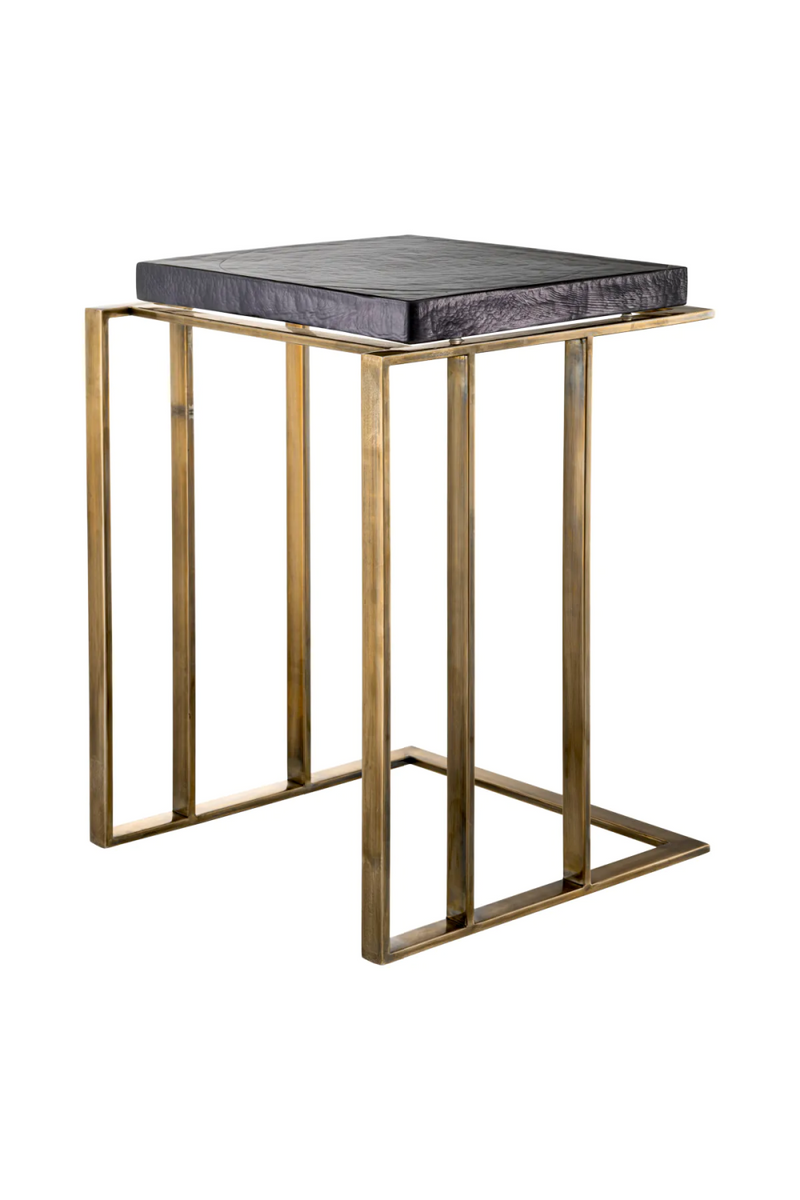 Brass Square Side Table | Eichholtz Crescent | Oroatrade.com