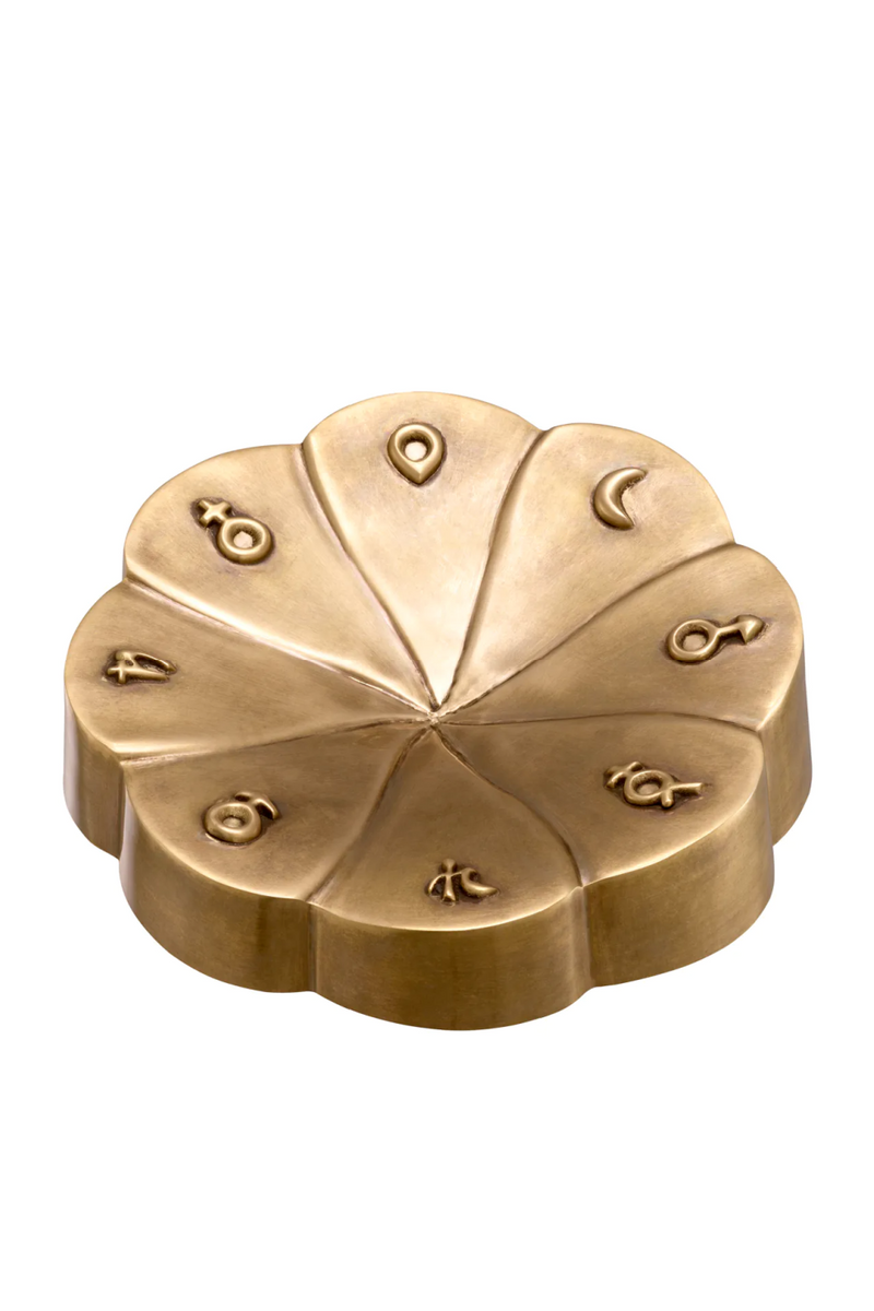Gold Flower-Shaped Decorative Object | Eichholtz Lumeria | Oroatrade.com