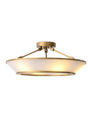 White Glass Ceiling Lamp | Eichholtz Ferette | Oroatrade.com