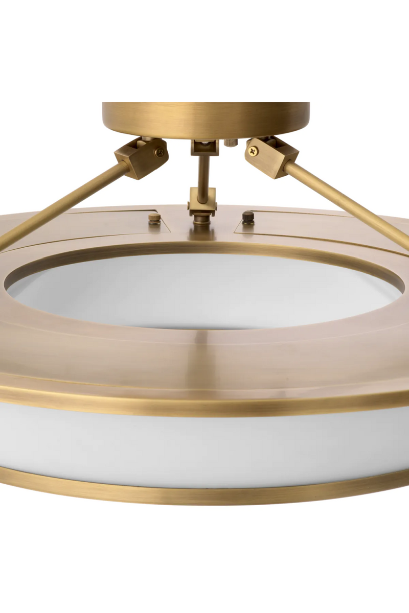 White Glass Ceiling Lamp | Eichholtz Ferette | Oroatrade.com