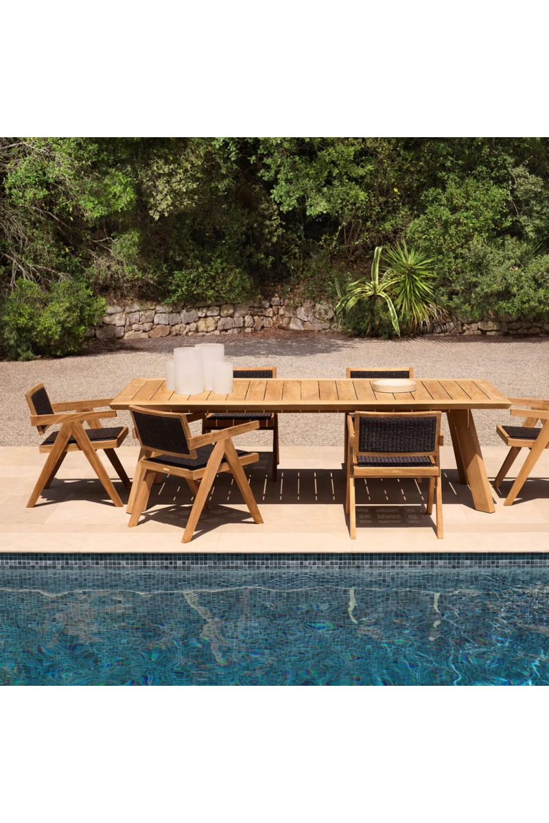 Wooden Outdoor Dining Armchair | Eichholtz Kristo | Oroatrade.com