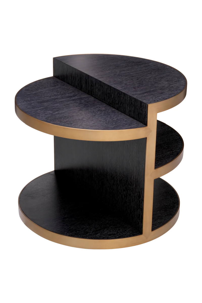 Black Oak Modern Side Table | Eichholtz Nilo | Oroatrade.com