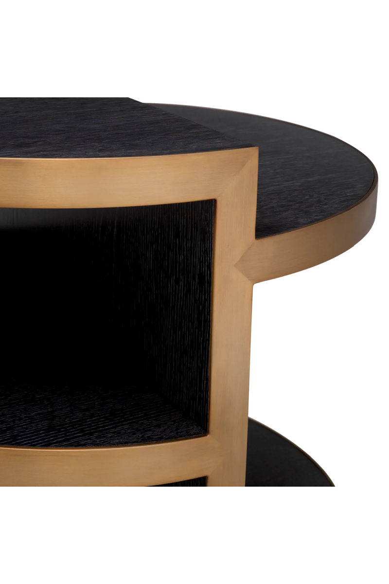 Black Oak Modern Side Table | Eichholtz Nilo | Oroatrade.com