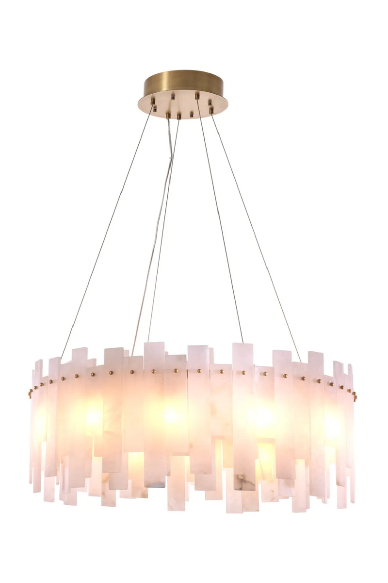 Alabaster Modern Chandelier | Eichholtz Pizzorni | Oroatrade.com