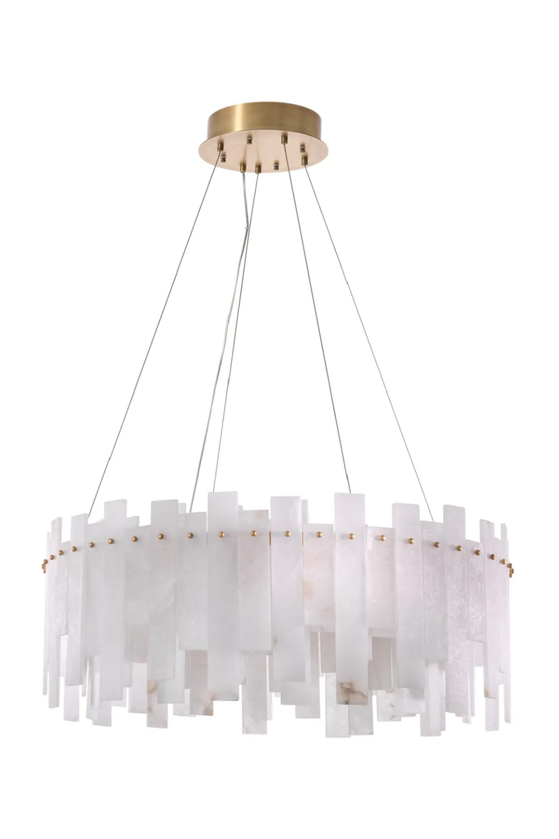 Alabaster Modern Chandelier | Eichholtz Pizzorni | Oroatrade.com