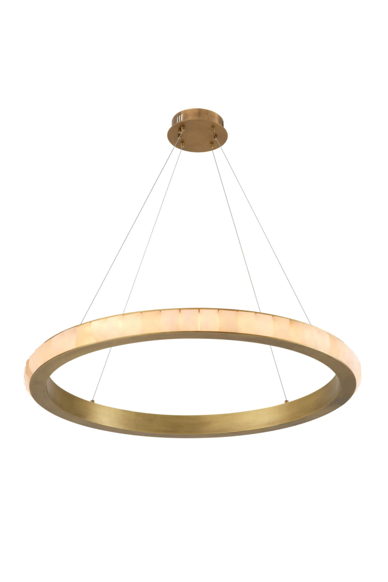 Alabaster Ring Chandelier | Eichholtz Cabildo | Oroatrade.com