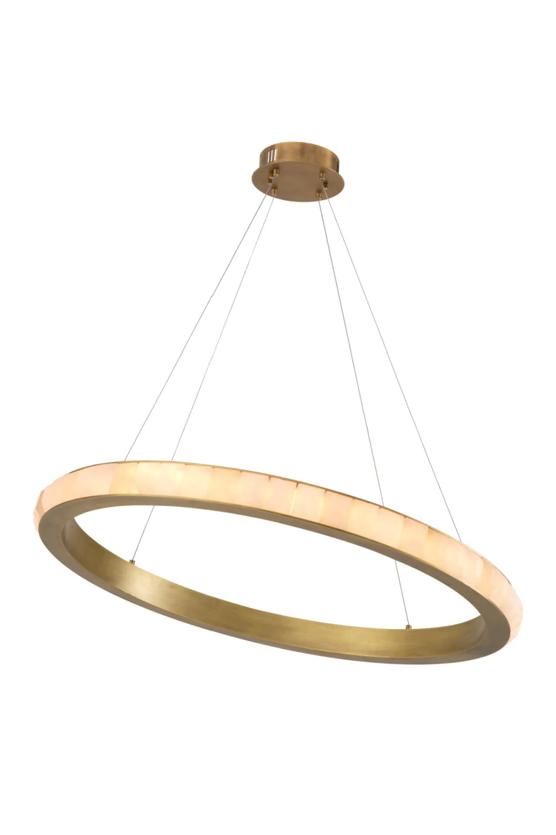 Alabaster Ring Chandelier | Eichholtz Cabildo | Oroatrade.com