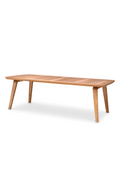 Slatted Teak Outdoor Dining Table | Eichholtz Glover | Oroatrade.com