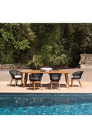 Slatted Teak Outdoor Dining Table | Eichholtz Glover | Oroatrade.com