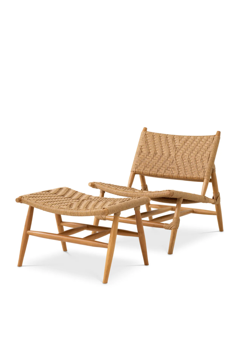 Weave Outdoor Chair & Foot Stool | Eichholtz Laroc | Oroatrade.com