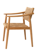 Natural Teak Outdoor Dining Chairs (2) | Eichholtz Coral Bay | Oroatrade.com