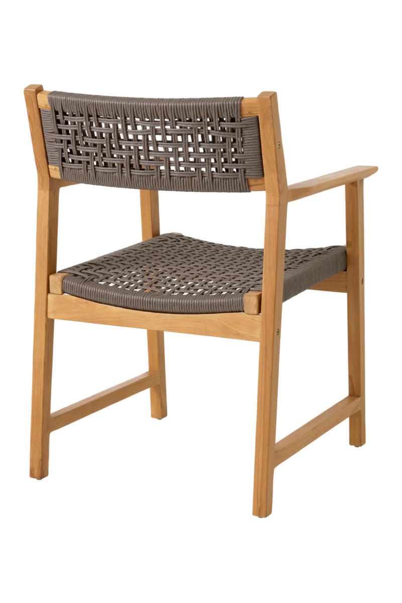 Gray Weave Outdoor Dining Chairs (2) | Eichholtz Cancun | Oroatrade.com