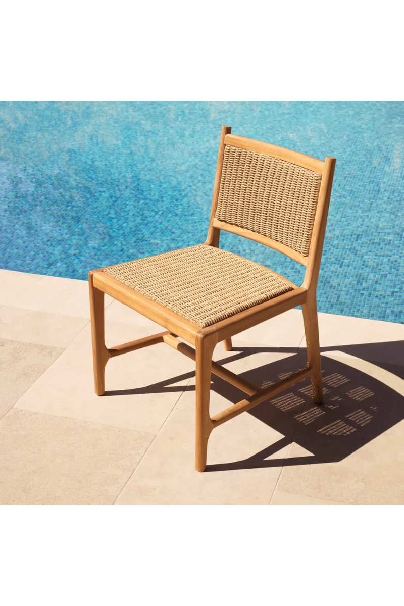 Natural Weave Outdoor Dining Chair | Eichholtz Pivetti | Oroatrade.com