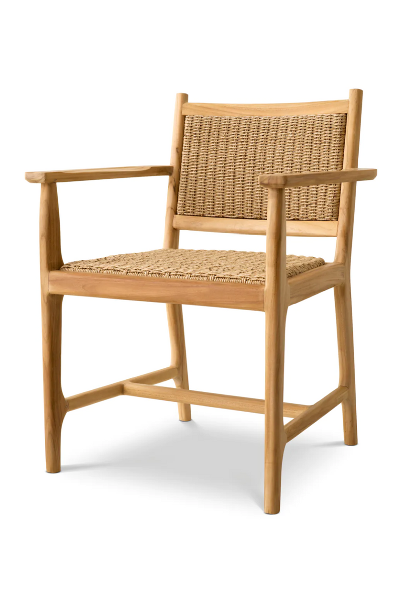 Natural Weave Outdoor Dining Chair | Eichholtz Pivetti | Oroatrade.com