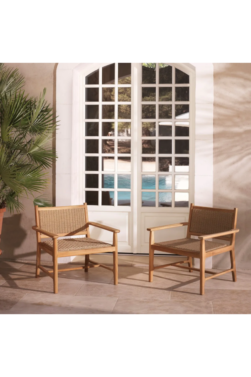 Natural Weave Outdoor Lounge Chair | Eichholtz Pivetti | Oroatrade.com