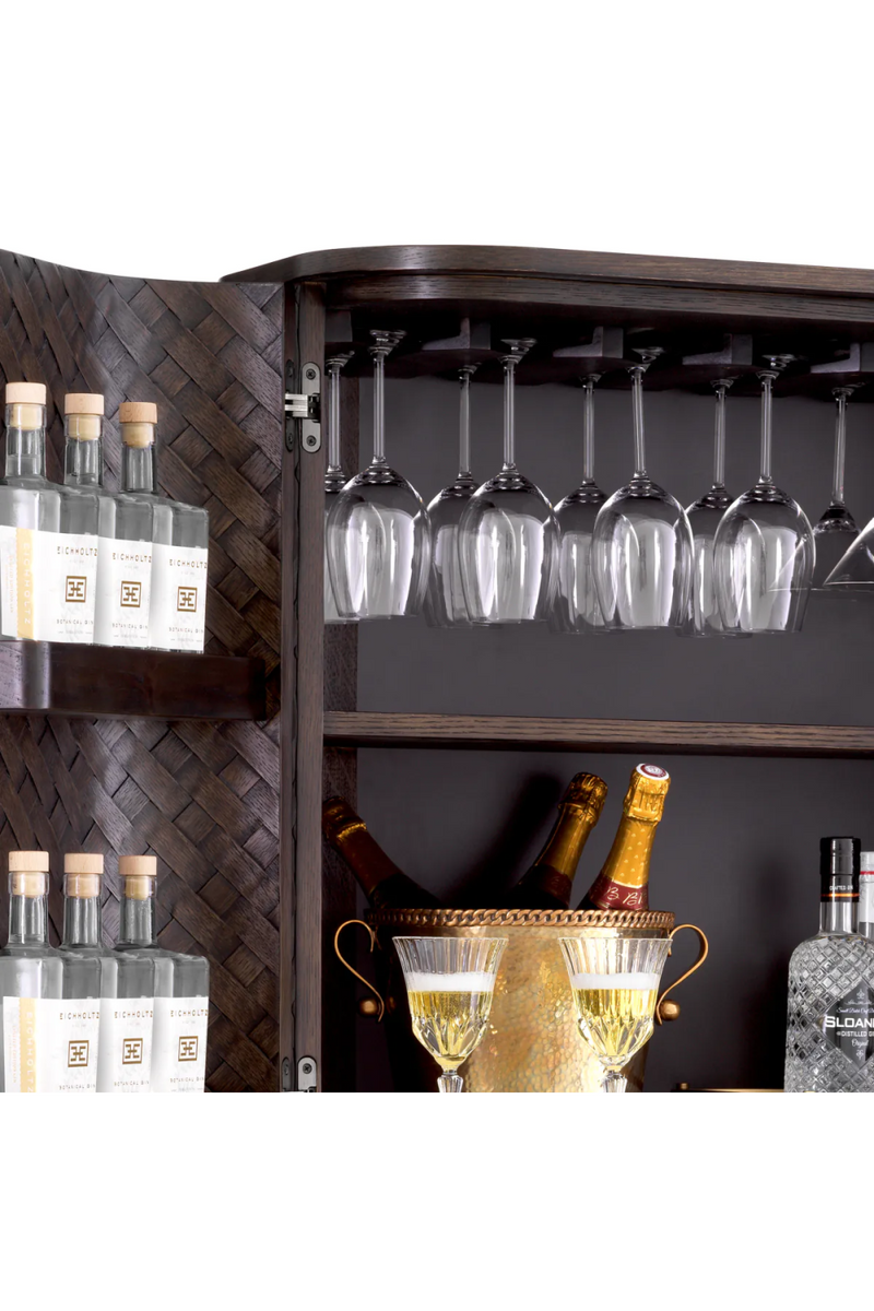 Woven Oak Wine Cabinet | Eichholtz Nilsson | Oroatrade.com